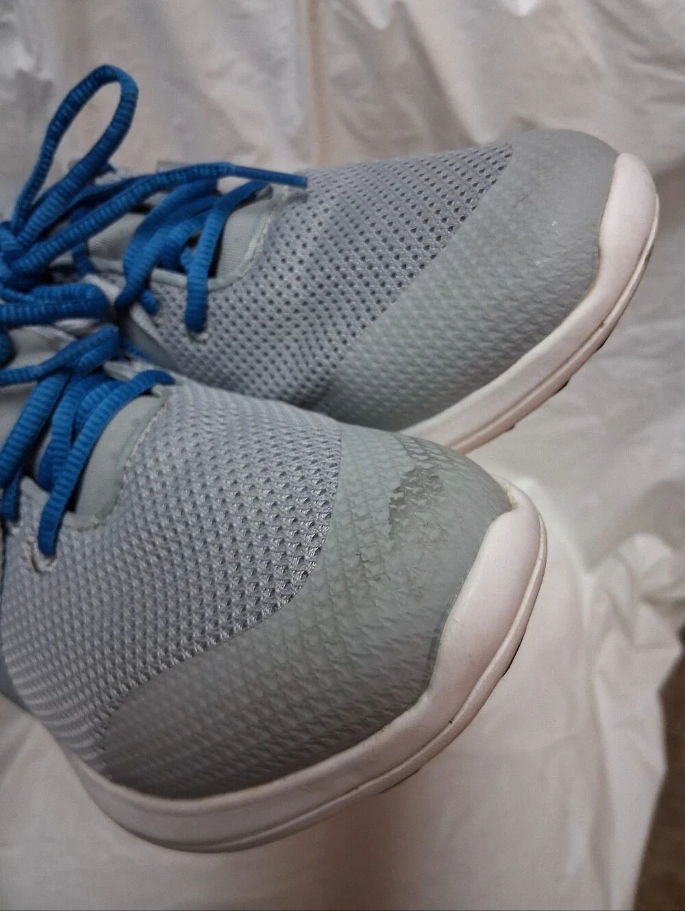 Footjoy Flex Women's Lightweight Grey & Blue Golf Sneakers Sz 9M Preowned